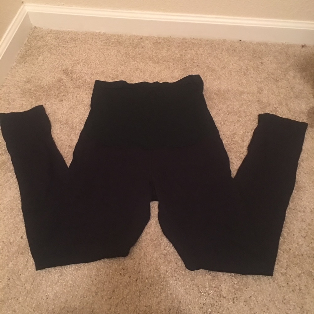 Maternity Legging very stretchy w belly band (M)